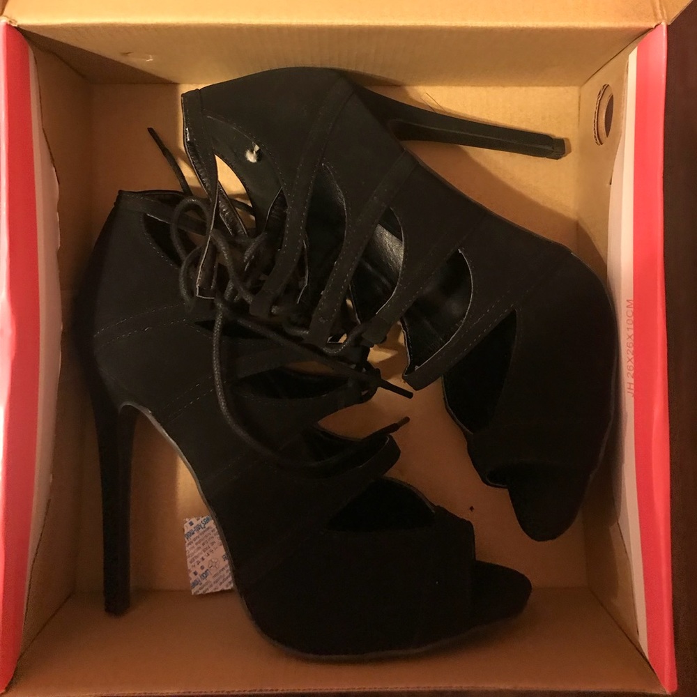 Black heels